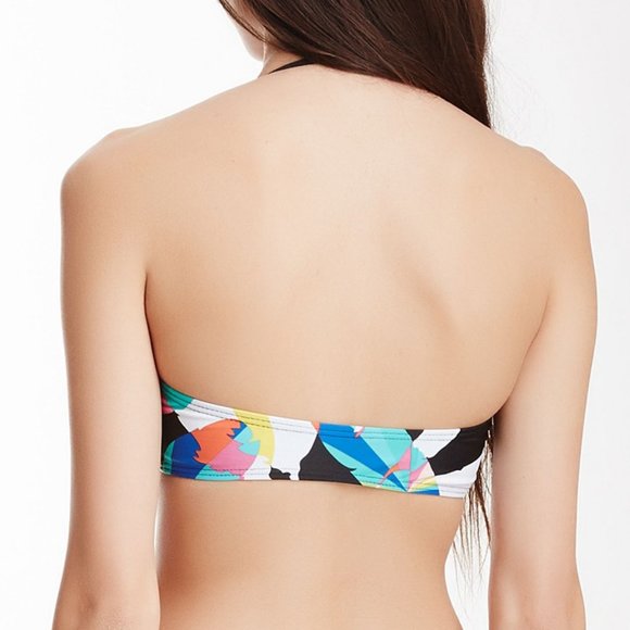 HP🎉 Volcom NEW Bikini TOP Bandeau Swim Bra NWT - Picture 5 of 5